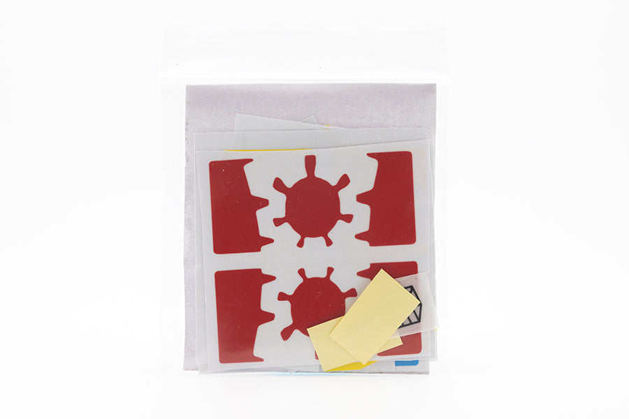 Bram & Oskar Gear 2x2 Cube (DIY 6-Color Stickers) (Limited Edition)