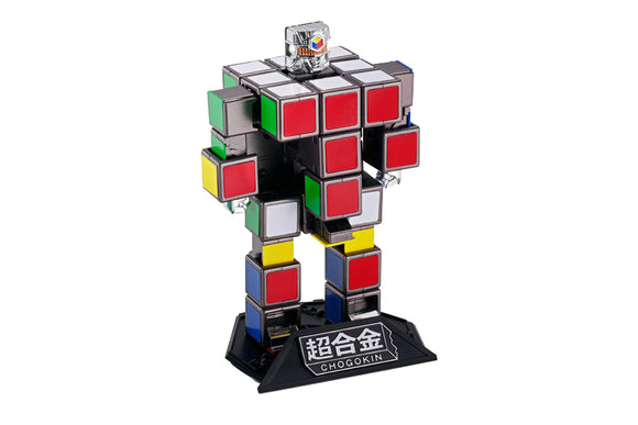 Chogokin Rubik's Cube Transforming Robot Figure - null