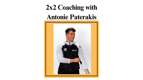 Standard Coaching Session - With Antonie Paterakis [Cubing.GG Coaching Session]