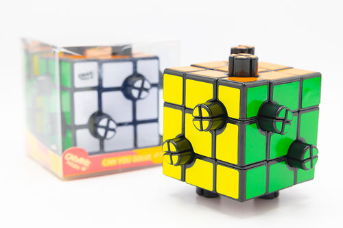 Evgeniy Button Cube (2-Holes, 1/4) - Black