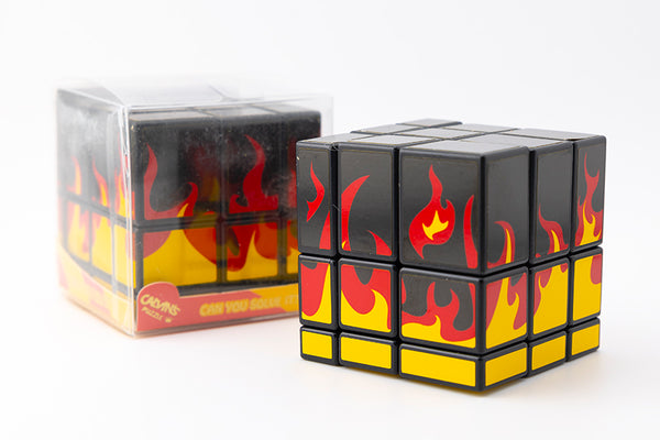 Flame Mirror Cube - Black