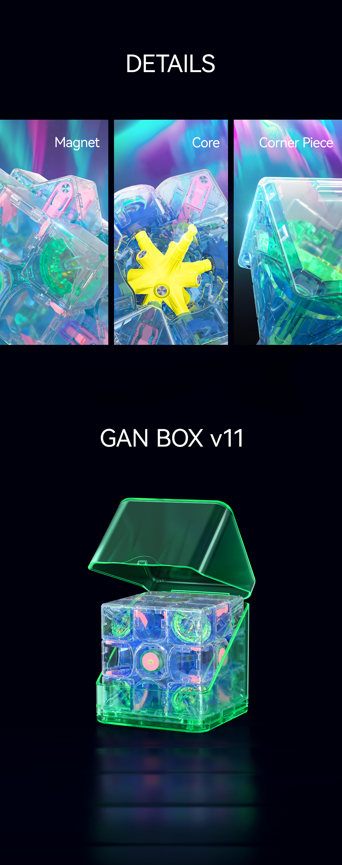 GAN14 MagLev Pro Aurora 3x3 (Limited Edition)