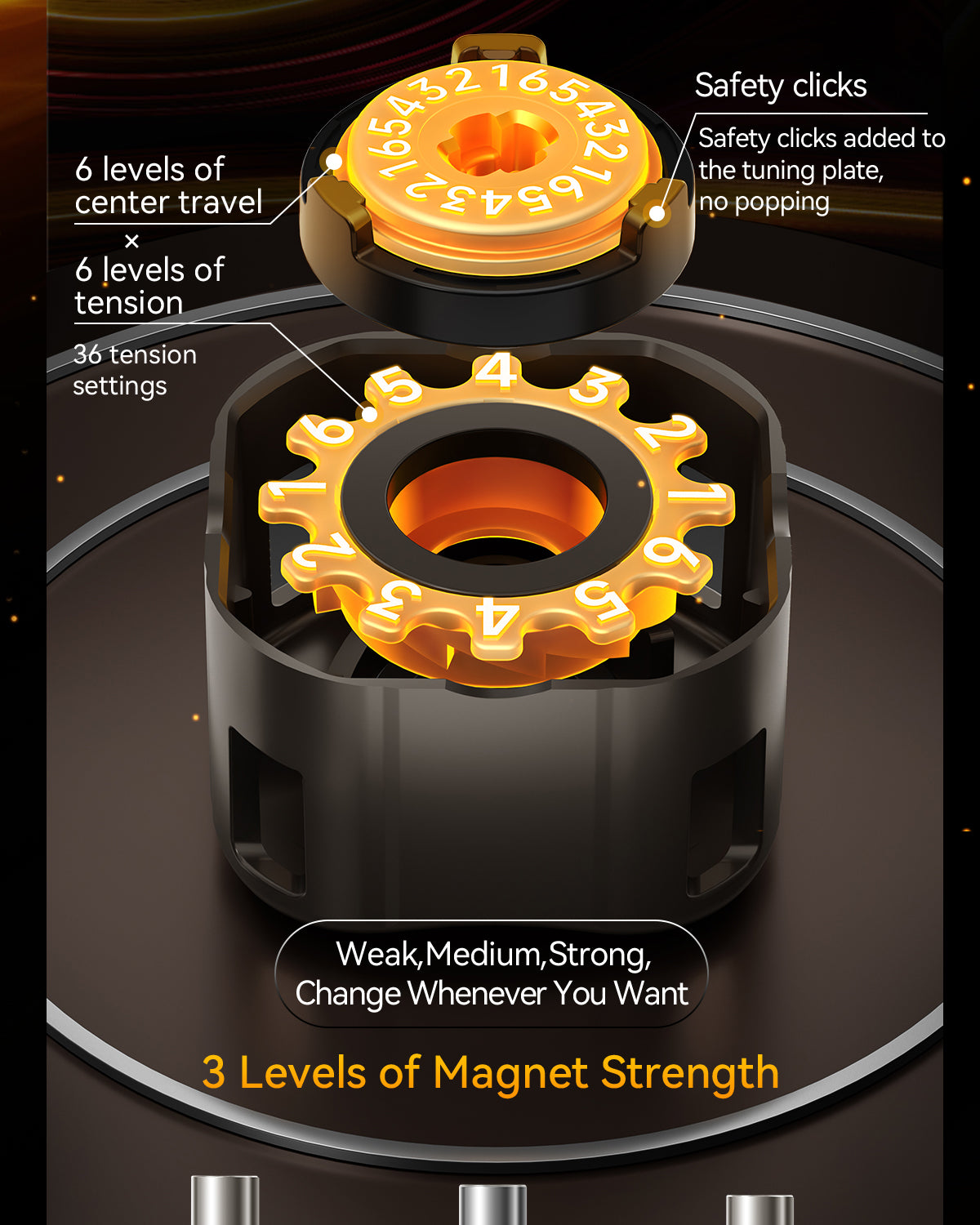 GAN15 MagLev 3x3 (Frosted)