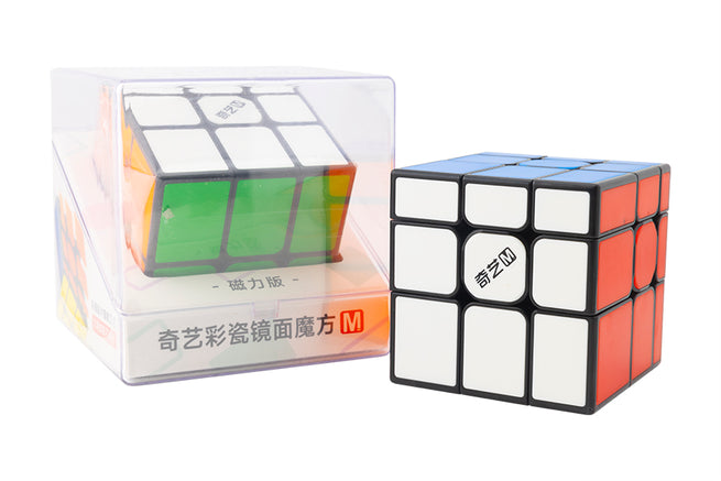 QiYi 3x3 Mirror Blocks - Magnetic (Tiled) - Black