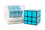 QiYi 3x3 Mirror Blocks - Magnetic (Tiled) - Black (Blue)