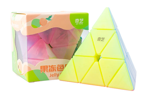 QiYi QiMing Pyraminx V2 (Jelly) - Transparent Stickerless