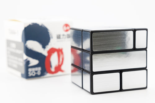 ShengShou Square-0 (Mirror Layers) - Black (Silver)