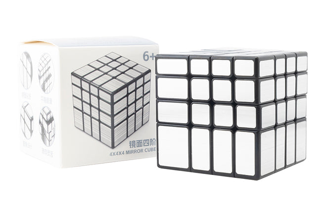 ShengShou 4x4 Mirror Cube - Black (Silver)