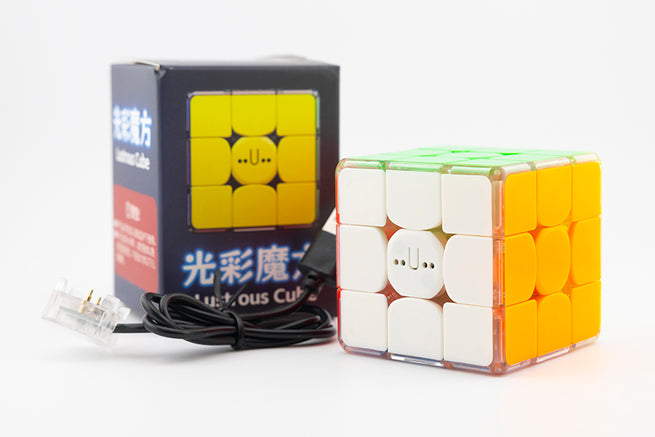 ShengShou Lustrous Cube 3x3 (Magnetic) - Transparent