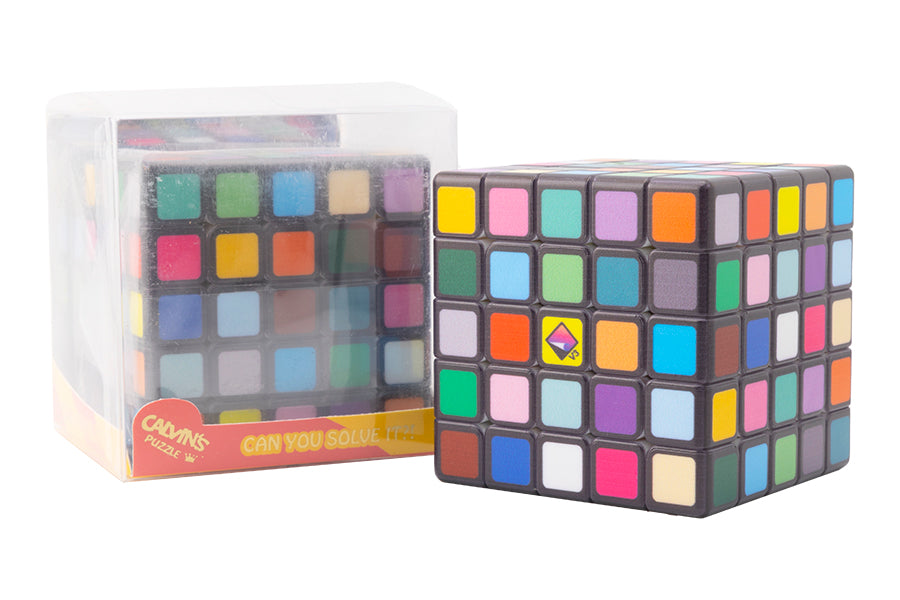 Sudoku Cube 5x5 (25-Color) V3 - Black