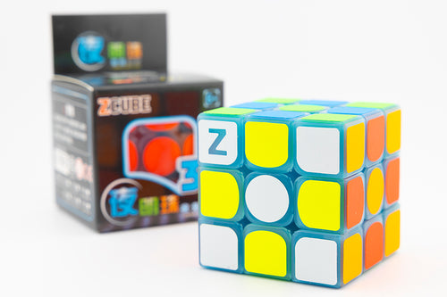 Z Glow in the Dark 3x3 - Transparent Blue