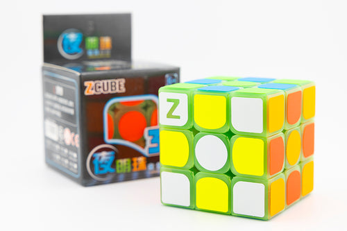 Z Glow in the Dark 3x3 - Transparent Green