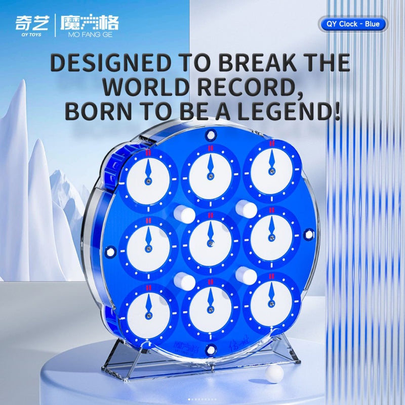 QiYi Magnetic Clock (2024 Edition) - Blue