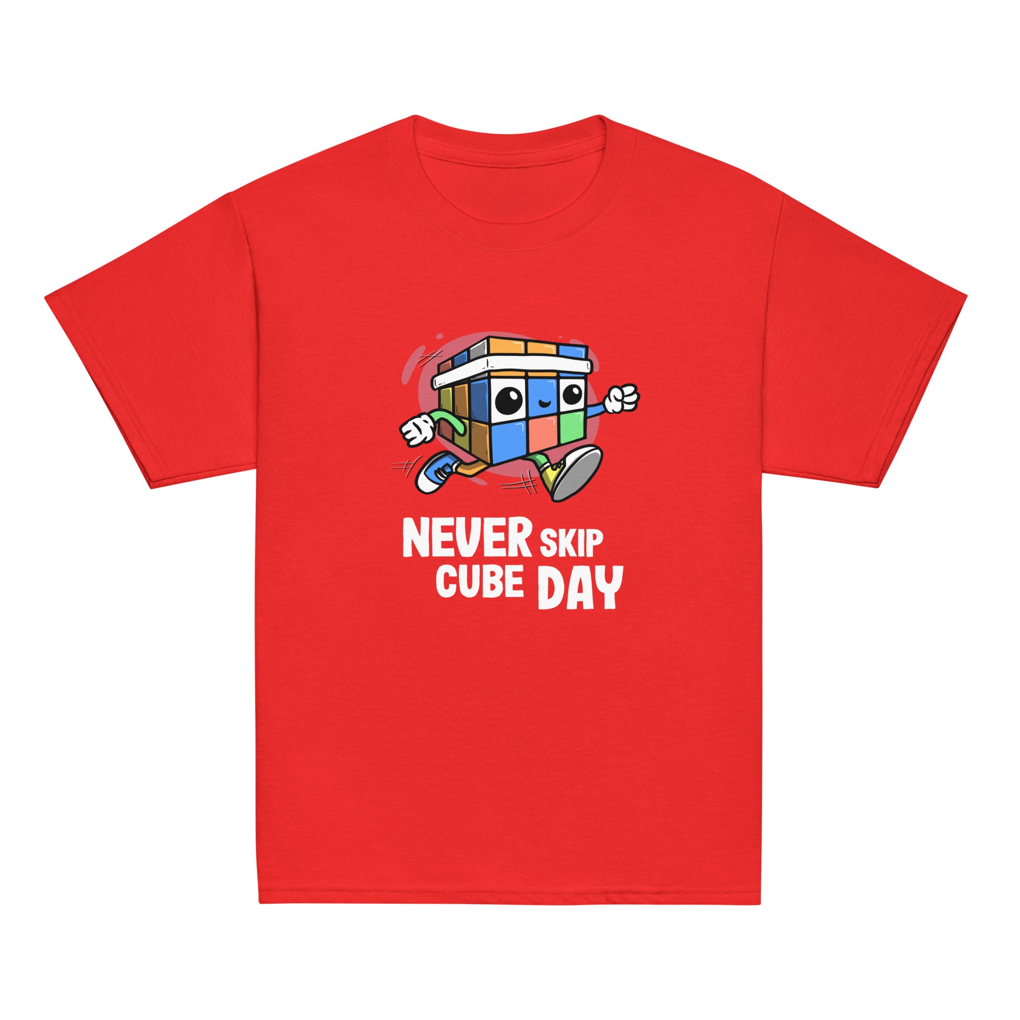 Never Skip Cube Day Youth T-Shirt