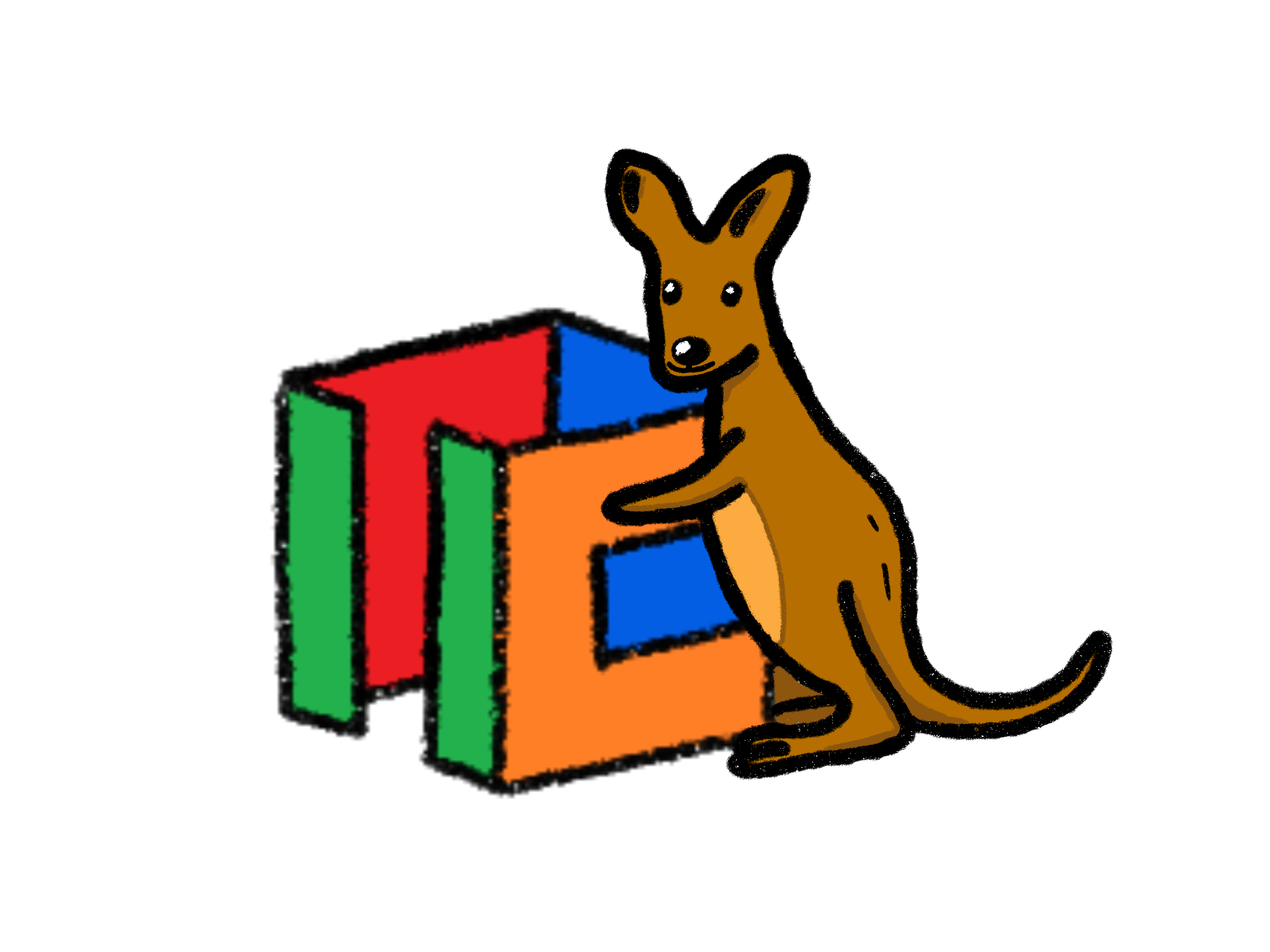 Cubicle Kangaroo – Logo TheCubicle