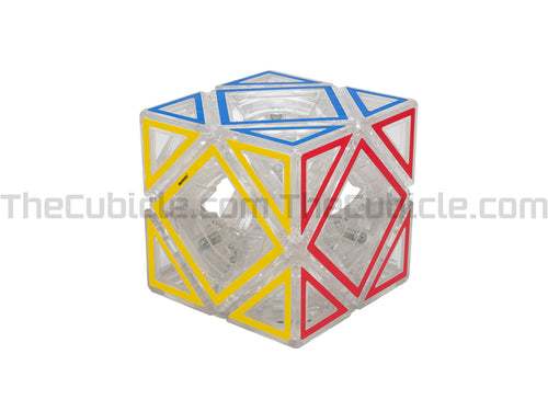 Meffert's Hollow Sticker Skewb - Transparent