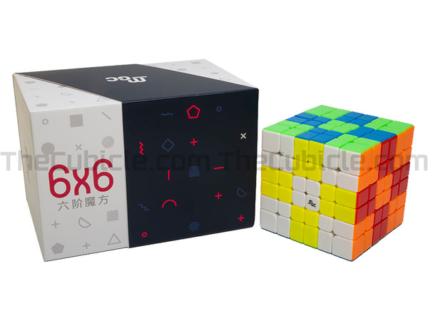 6x6 Speed Cube Qiyi 6 by 6 Speed Cube 6x6x6 Magic Cube Large Cube Puzzle  Game Toy Black for Teenagers and Adults