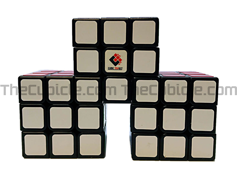 CubeTwist Conjoined Triple 3x3 - Black