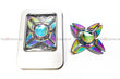 Fidget Quad-Spinner I (Rainbow)