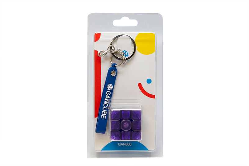 GAN330 Keychain Cube 3x3 (Special Edition) - Transparent Purple