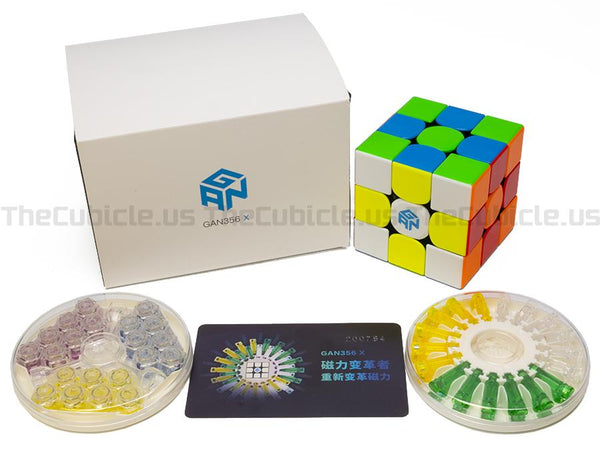 GAN 356X v2, store 3x3 Magnetic Speed Cube Magic Cube 356 X ver. 2020 (Stickerless)