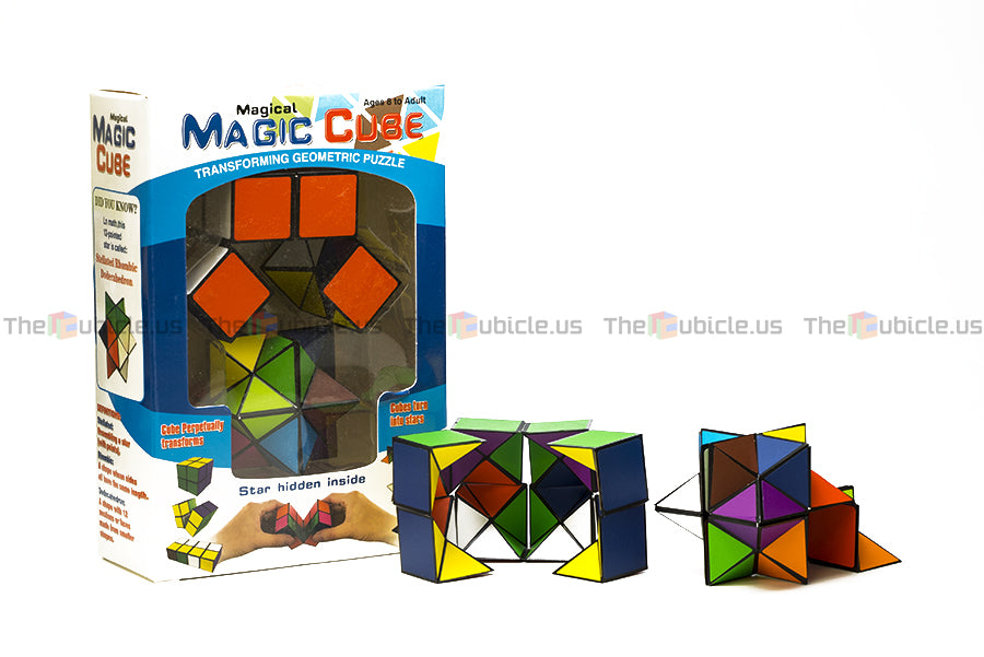 Cube Star Cube Magic Cube Set(2 PCS), Transforming Cubes Magic Puzzle Cubes  for Kids and Adults 