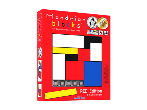 Mondrian Blocks - Red