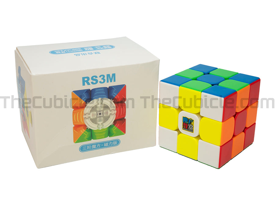 Moyu Super RS3M V2 2023 MagLev UV Coated 3x3 Speed Cube (Magic Clothes),  moyu Super RS3 M V2 Professional 3x3 Stickerless MagLev, Upgraded Ver of  Moyu