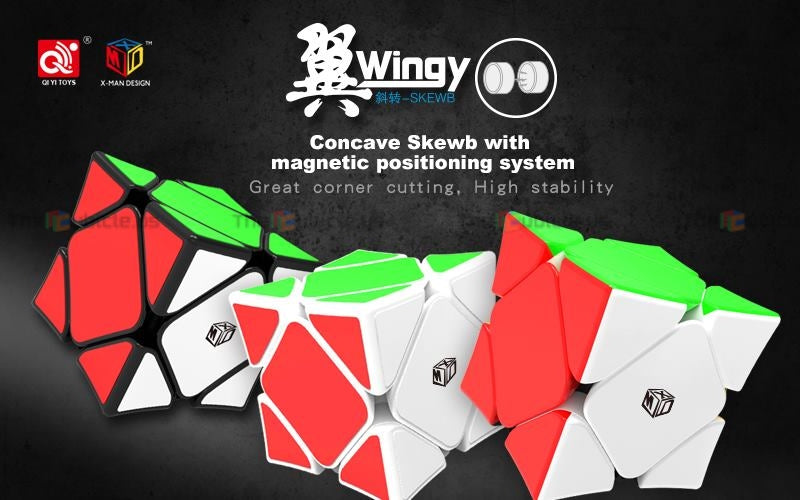 X-Man Wingy Magnetic Skewb (Concave)